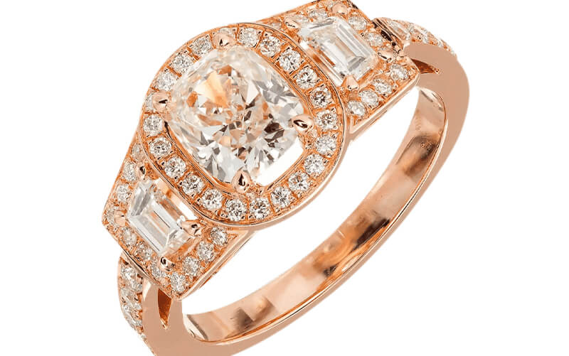 jewelry ring image editing after